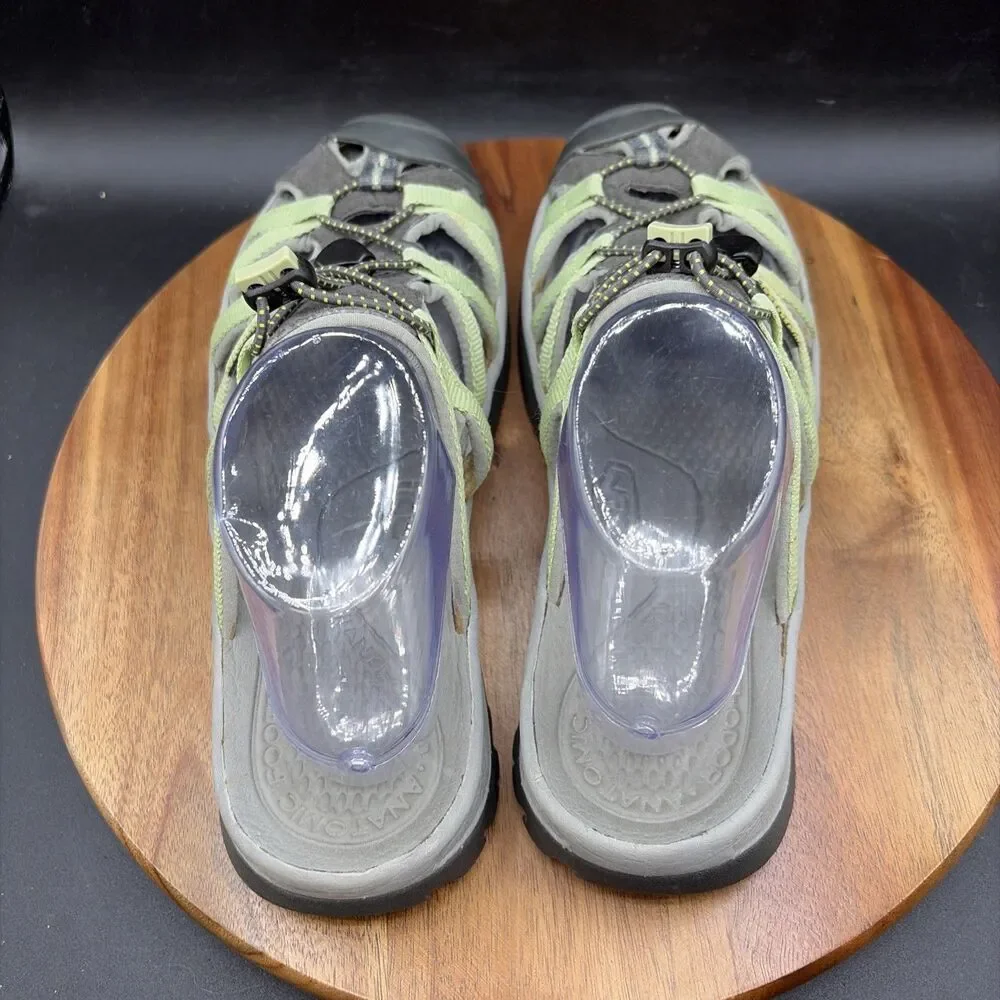 Keen Whisper Womens Size 9.5 Closed Toe Slide Sandals Teal Gray Water Shoes 5127